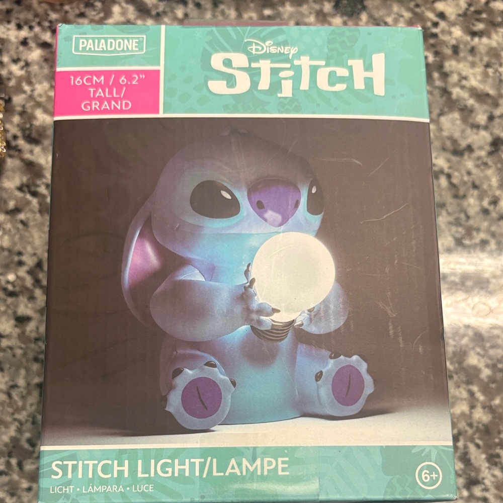 Disney Stitch Blue and Purple Light